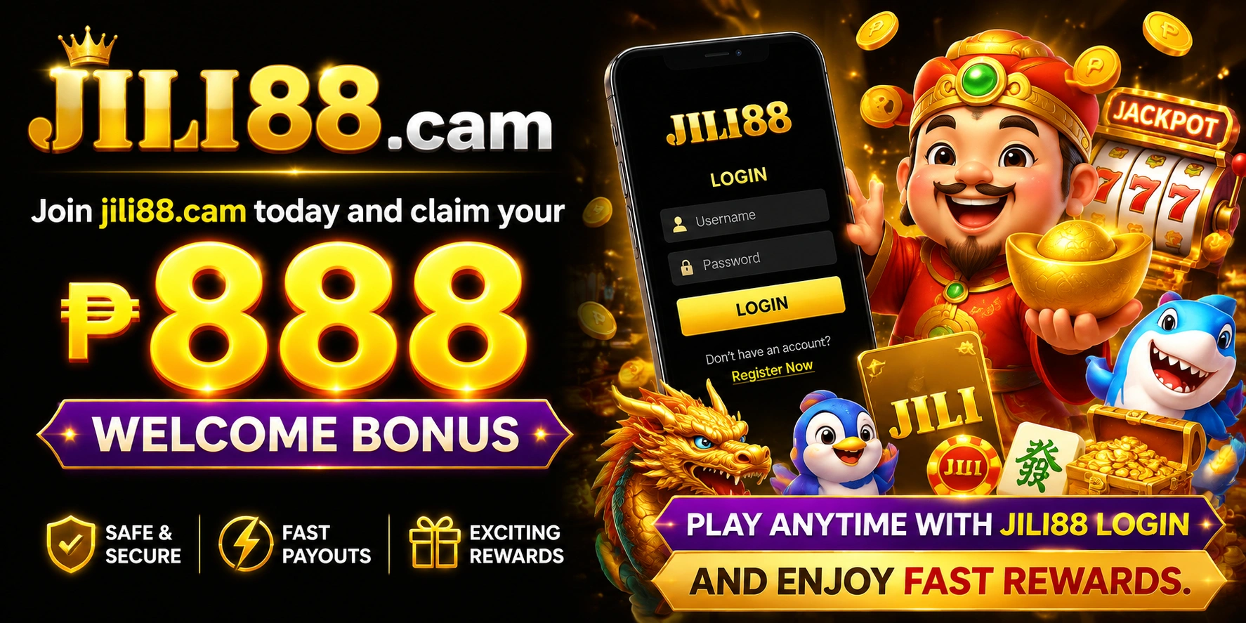 JILI88 Philippines casino hero visual