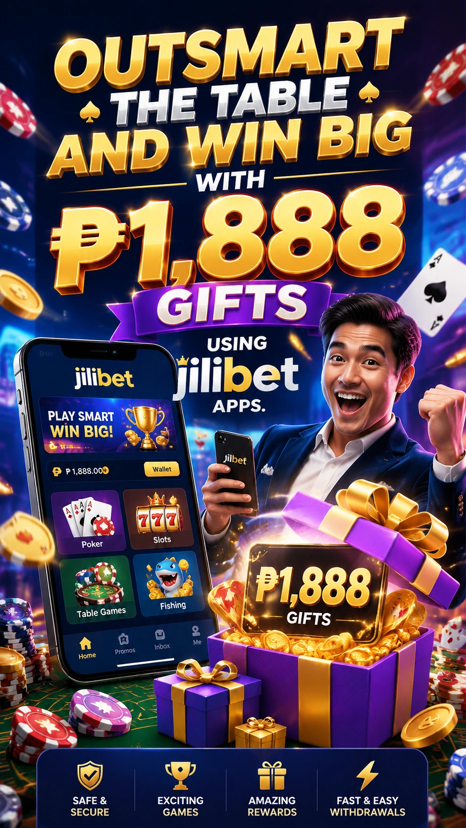 Poker tables and game navigation visual for the Philippines poker hub