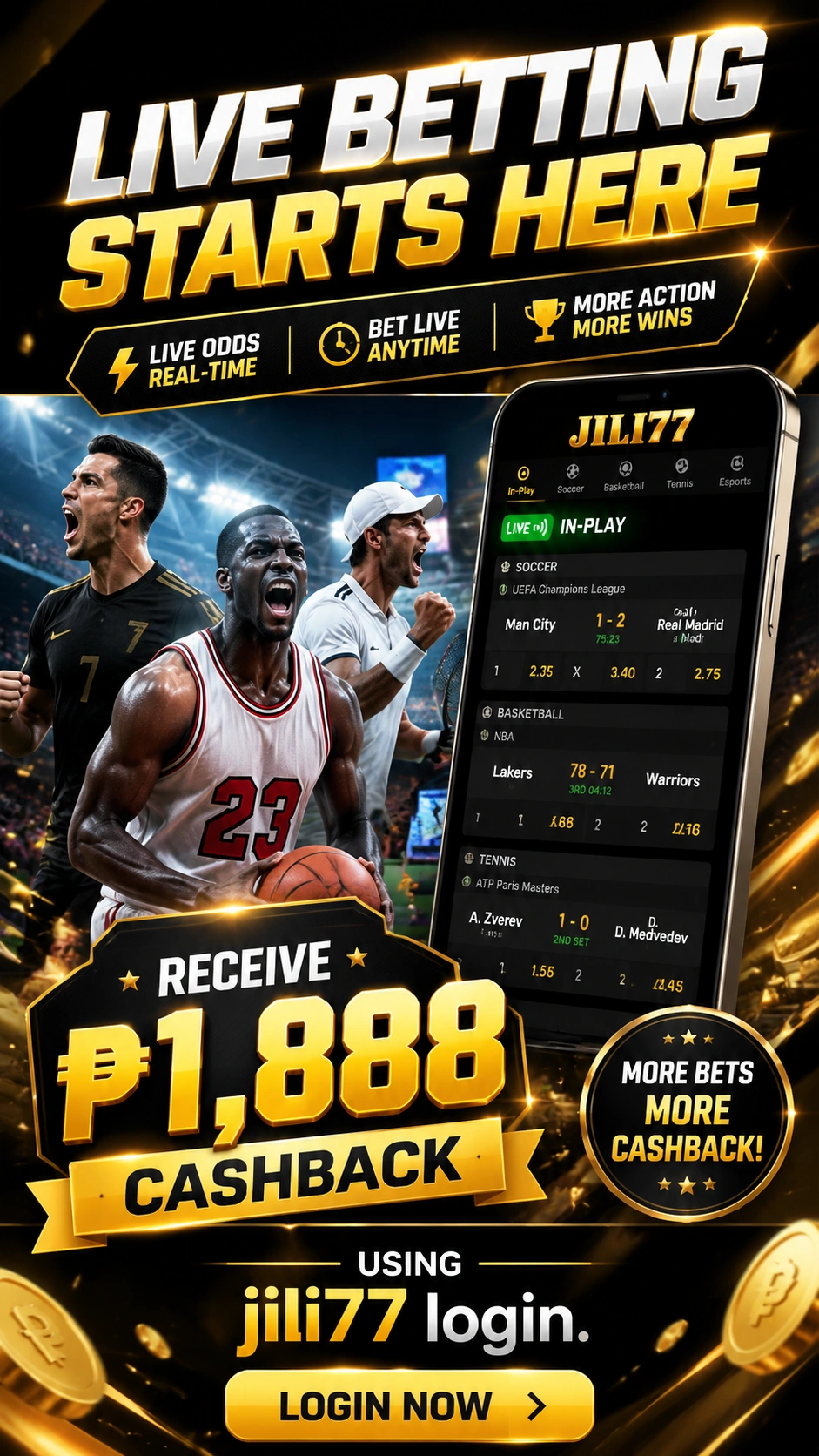 Sports betting category hero image for Filipino sports fans